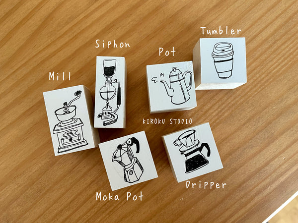 36 Sublo Coffee Hanko / Rubber Stamp