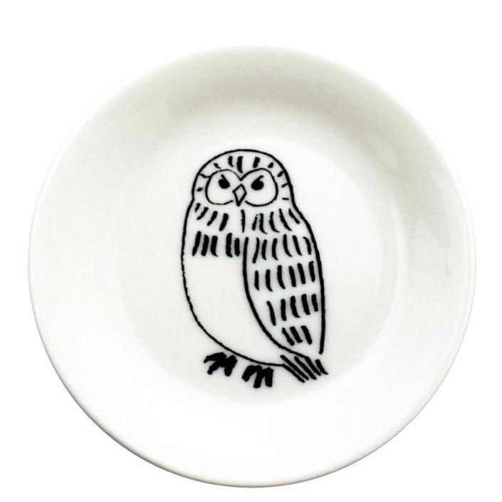 SYLVAN Pottery Plate - Owl