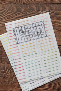 LCN Print-On Sticker Set - Stripes