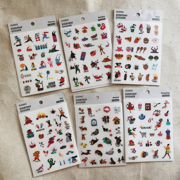 Shopping - Film Stickers (3 Sheets)