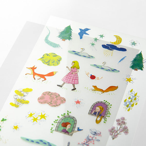 Midori Japan Transfer Sticker - Storybook