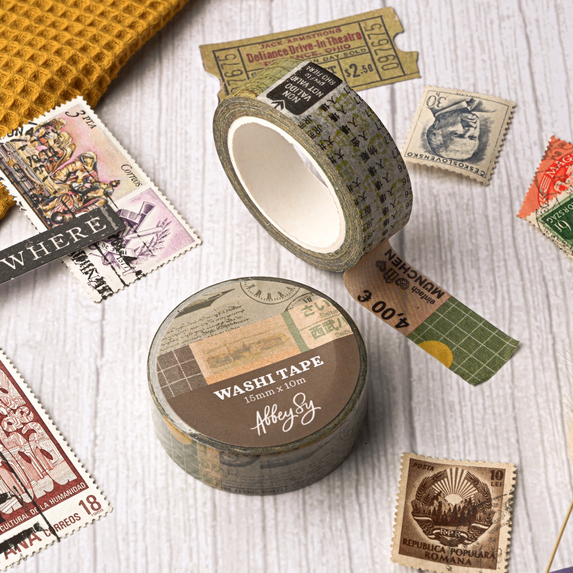 Abbey’s Ephemera washi tape