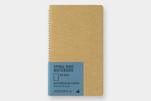 TRC SPIRAL RING NOTEBOOK (A5 Slim) Watercolor Paper