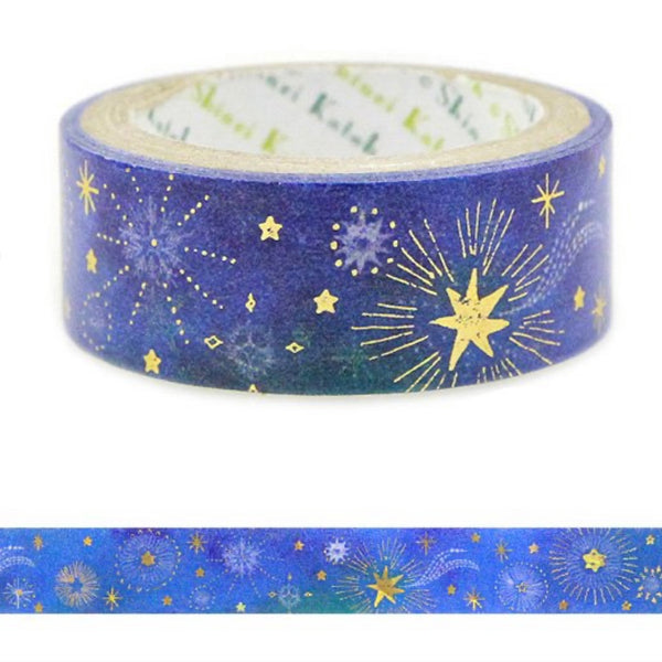 Gold Foil Washi Tape / 星空 Starry Night