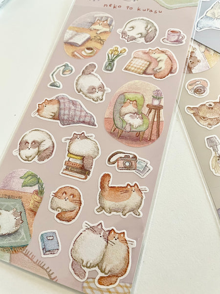 Mind Wave Sketch Sticker / Neko CAT