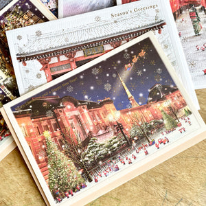 Japanese Style Christmas Card / Tokyo Station