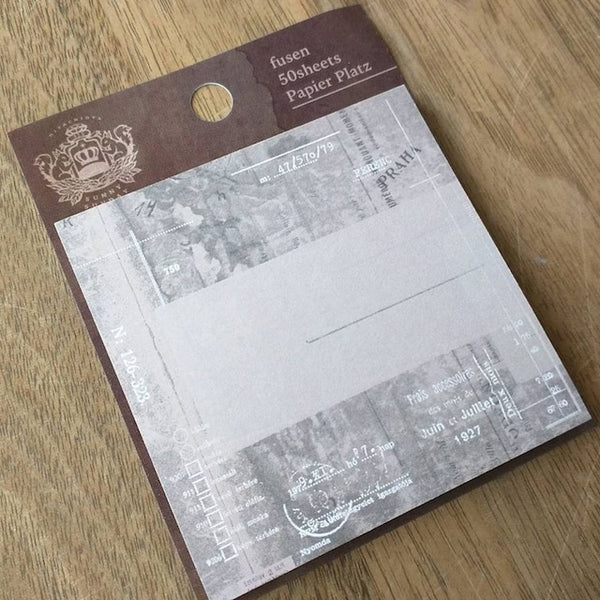 Sunny Sunday Fusen Vintage Sticky Note / 410