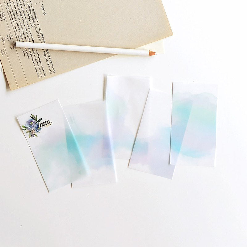 MU Dyeing Tracing Paper 10 - Vanilla Blue Sky