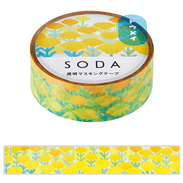SODA Clear Tape - ベニバナ Safflower