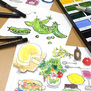 Gansai Tambi Japanese Watercolors Set - 18 colors