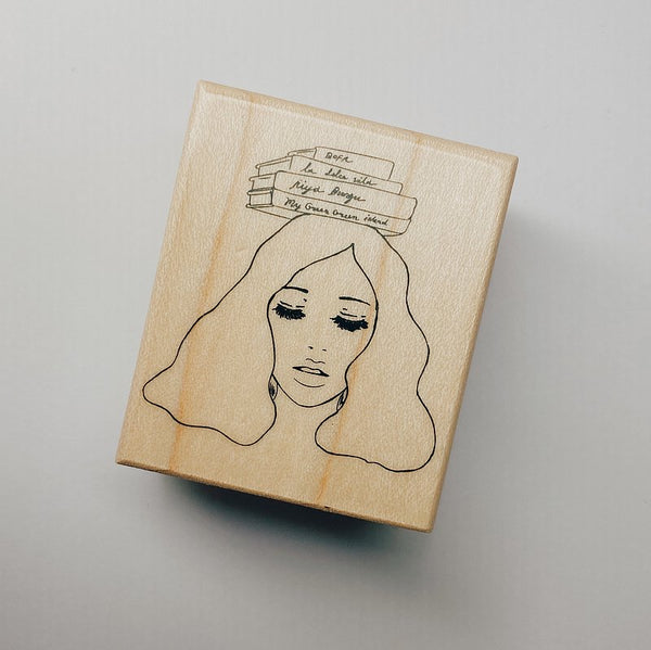 La Dolce Vita Library Girl Stamp