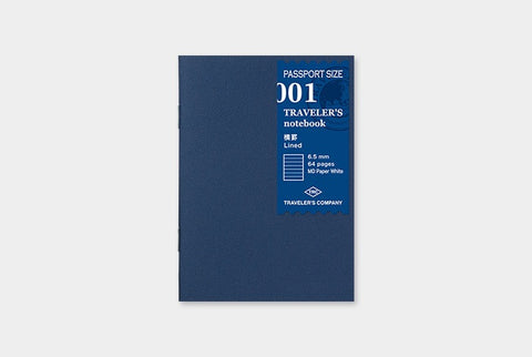 TRAVELER’S notebook Passport 001 (Lined)