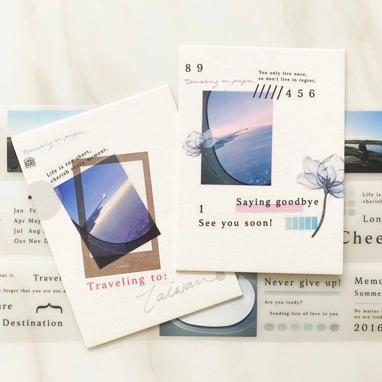 Traveling On Paper PET Tape with Release Paper