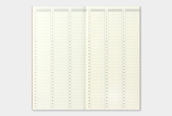 TRAVELER’S notebook Regular 018 (Free Diary, Weekly Vertical)
