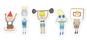 Yohand Unique Boys Waterproof Stickers 2-10