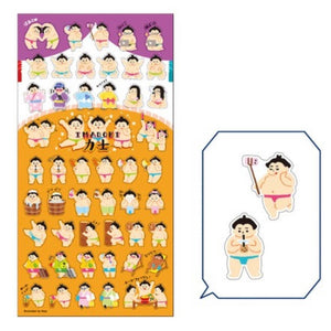Mind Wave PuchiPuchi Sumo Wrestlers Sticker