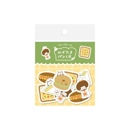 Mizutama Sticker Flake - Pizza & Burger