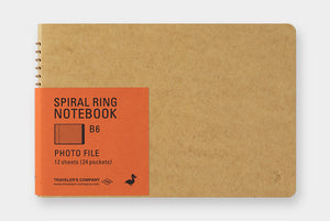 TRC Spiral Ring - TRC SPIRAL RING NOTEBOOK <B6> Photo File