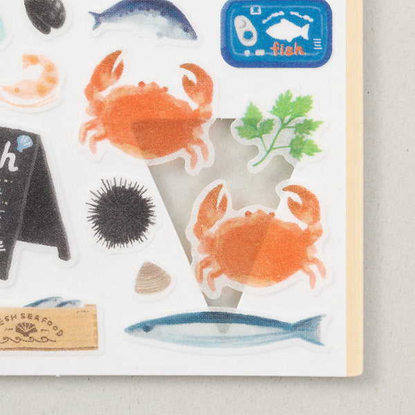 Sticker Marché - Seafood