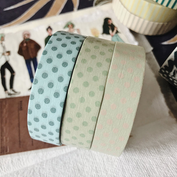 Dots 13mm Masking Tape - 3 Colors