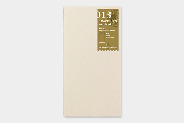 TRAVELER’S notebook Regular 013 (Lightweight Paper)