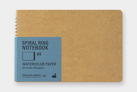 TRC SPIRAL RING NOTEBOOK (B6) Watercolor Paper