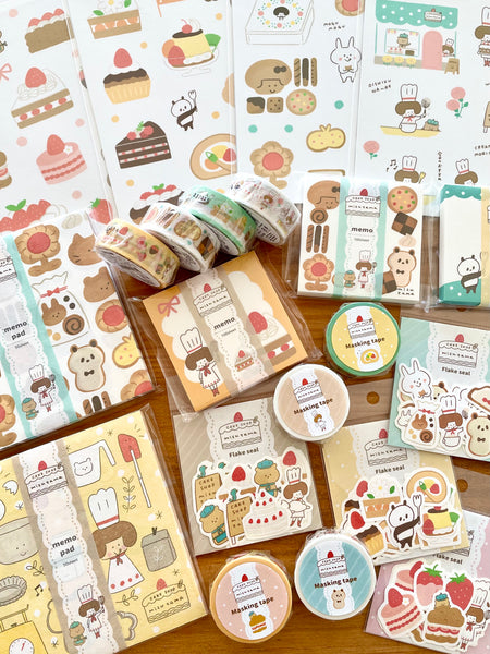 Mizutama Cake Shop Sticker Sheet - Cookies