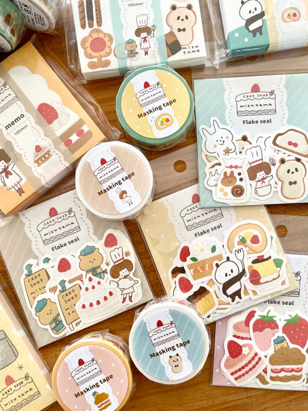 Mizutama Cake Shop Sticker Flake - Cookies