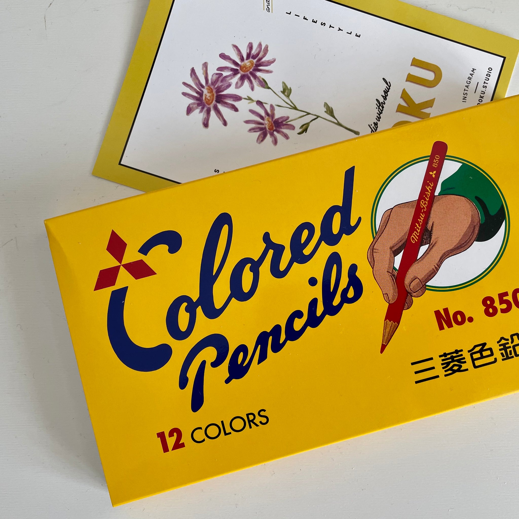 Mitsubishi Colored Pencil 12 color set