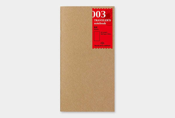 TRAVELER’S notebook Regular 003 (Blank)