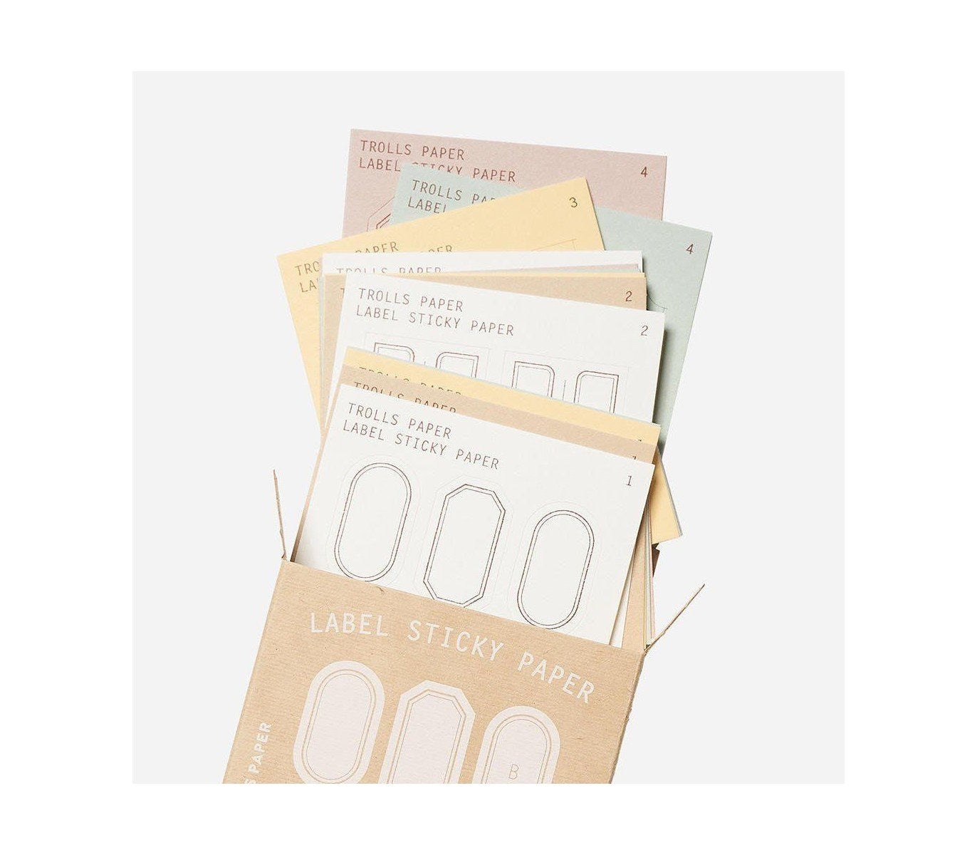 Sticky Label Paper - TYPE B (120 Small Stickers)