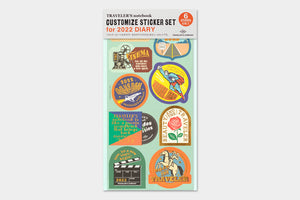 TRAVELER’S notebook 2022 Customized Sticker Set