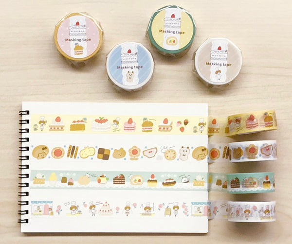 Mizutama Cake Shop Washi Tape - Cookies