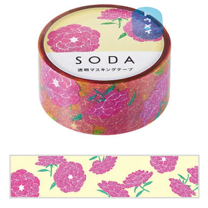 SODA Clear Tape - フラワー Flowers