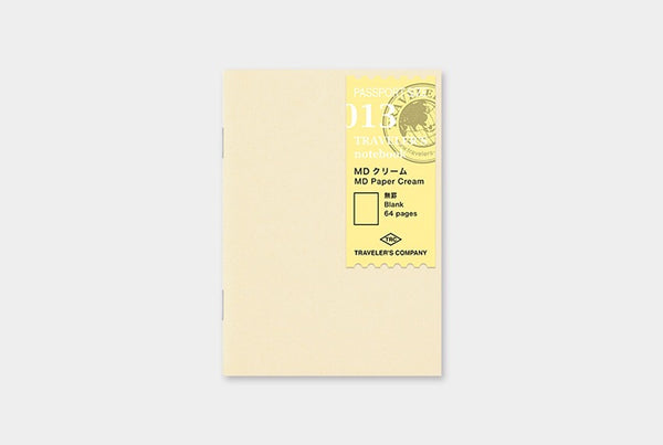 TRAVELER’S notebook Passport 013 (MD Paper Cream)