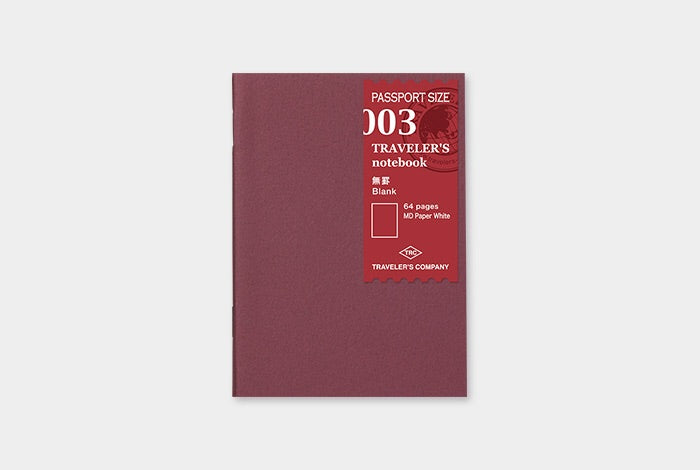 TRAVELER’S notebook Passport 003 (Blank)