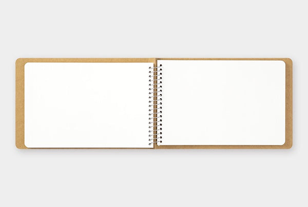 TRC SPIRAL RING NOTEBOOK (B6) Blank MD Paper White