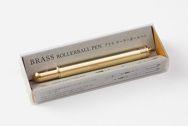 TRC BRASS ROLLERBALL PEN - Solid Brass