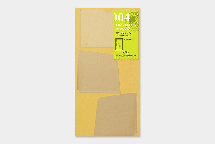 TRAVELER’S notebook refill 004 (Pocket Sticker)
