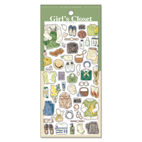Mind Wave Girl’s Closet Sticker - Khaki