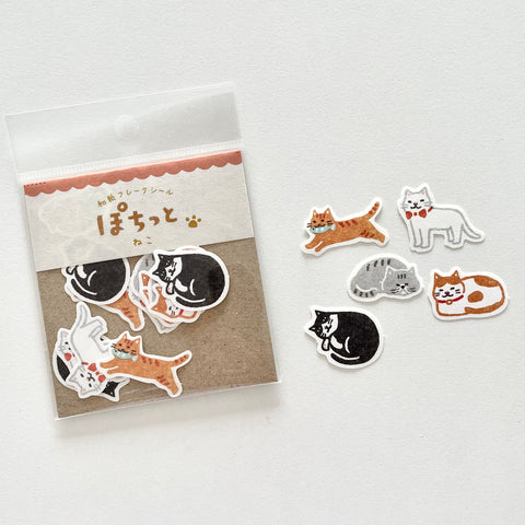 Furukawashiko Japanese Paper Sticker - Cats