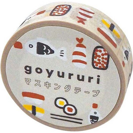 Goyururi Washi Tape - SUSHI