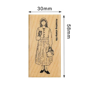 KODOMO Creating Stamp / Coffee Girl