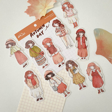 Shō Decorative Sticker Set / Autumn Day