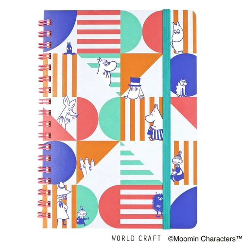 MOOMIN Ring Notebook Borders