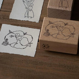 Cotton’s Girl Rubber Stamp