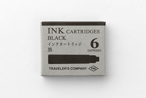 TRC Fountain/ Rollerball PEN Ink Cartridges - Black