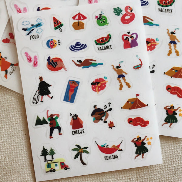 Holiday - Film Stickers (3 Sheets)