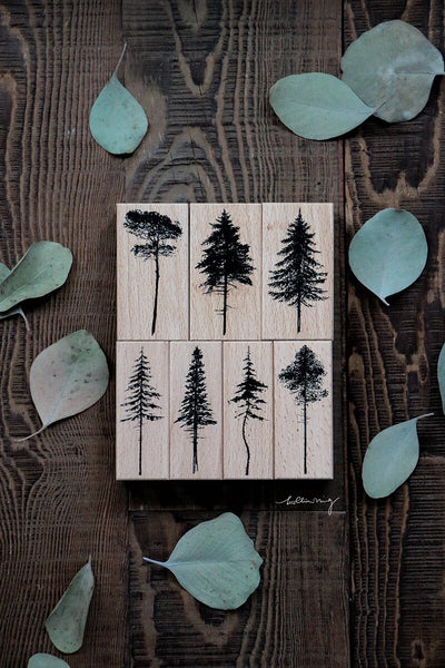 LCN Forest Rubber Stamps Vol 1 (7 Stamps in a Set)