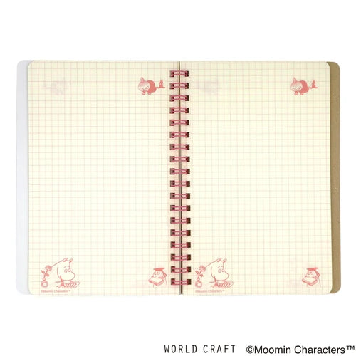 MOOMIN Ring Notebook Borders